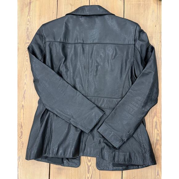 Women’s Wilsons Leather Jacket Soft Medium Black - Picture 7 of 7